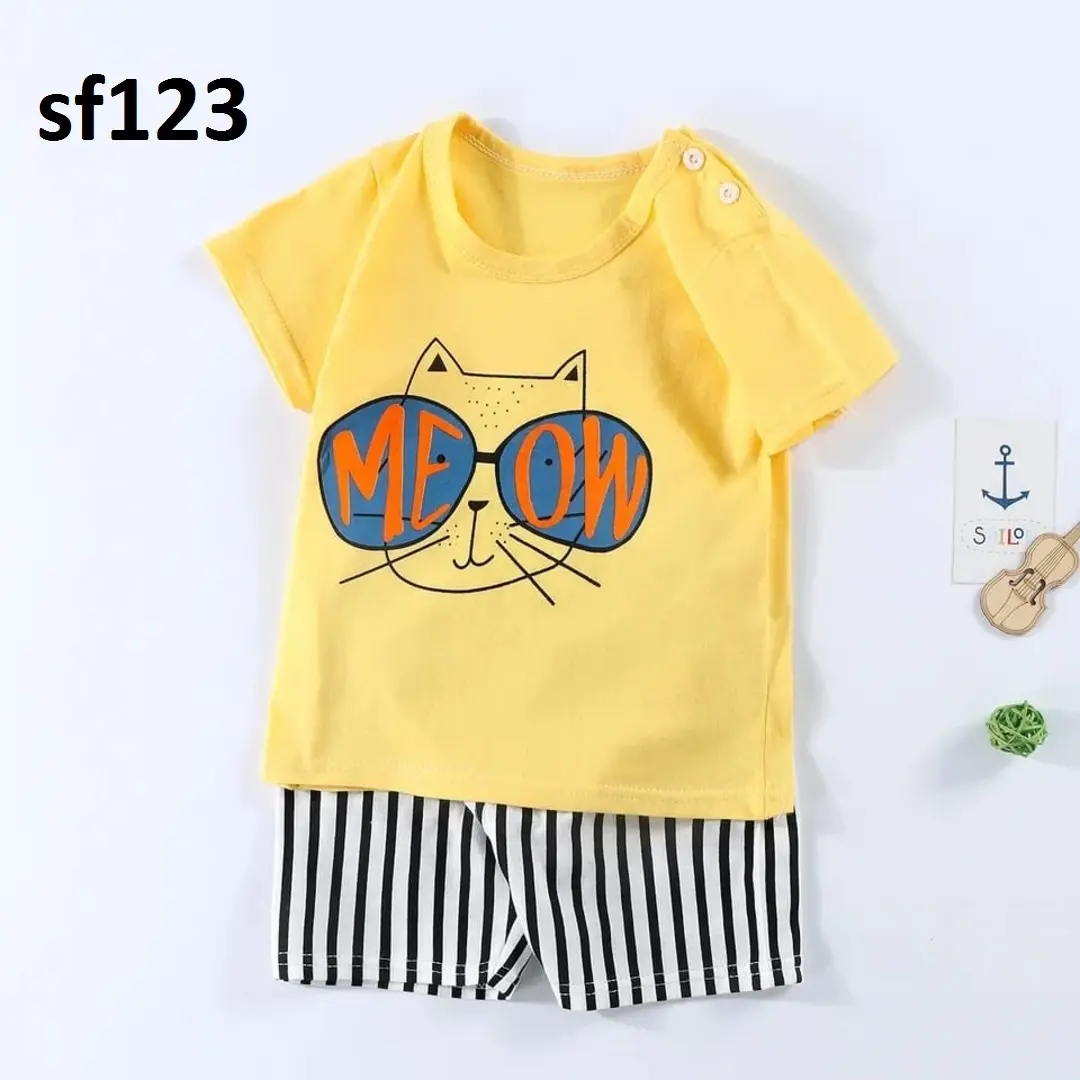 For Kidd’s T-Shirt Set Summer Collection (Only T-Shirt & Pant)