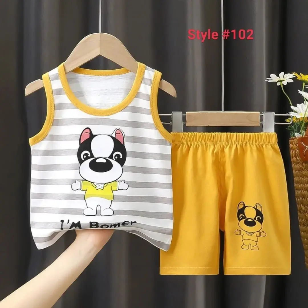 Cotton T-shirt set for baby boy/girls