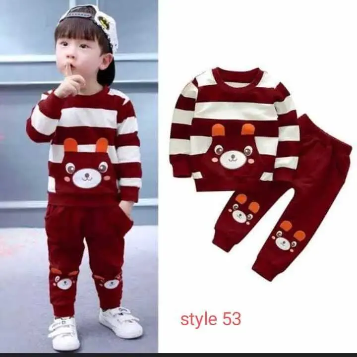 Prints Strip Sweatshirts And Pants