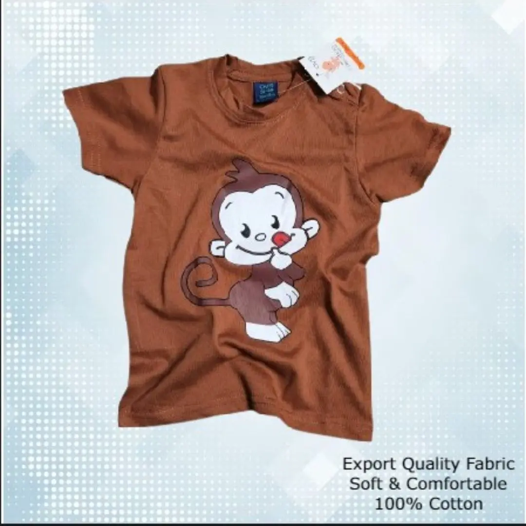 Cotton Printed T-Shirt For Kids (Boys & Girls)